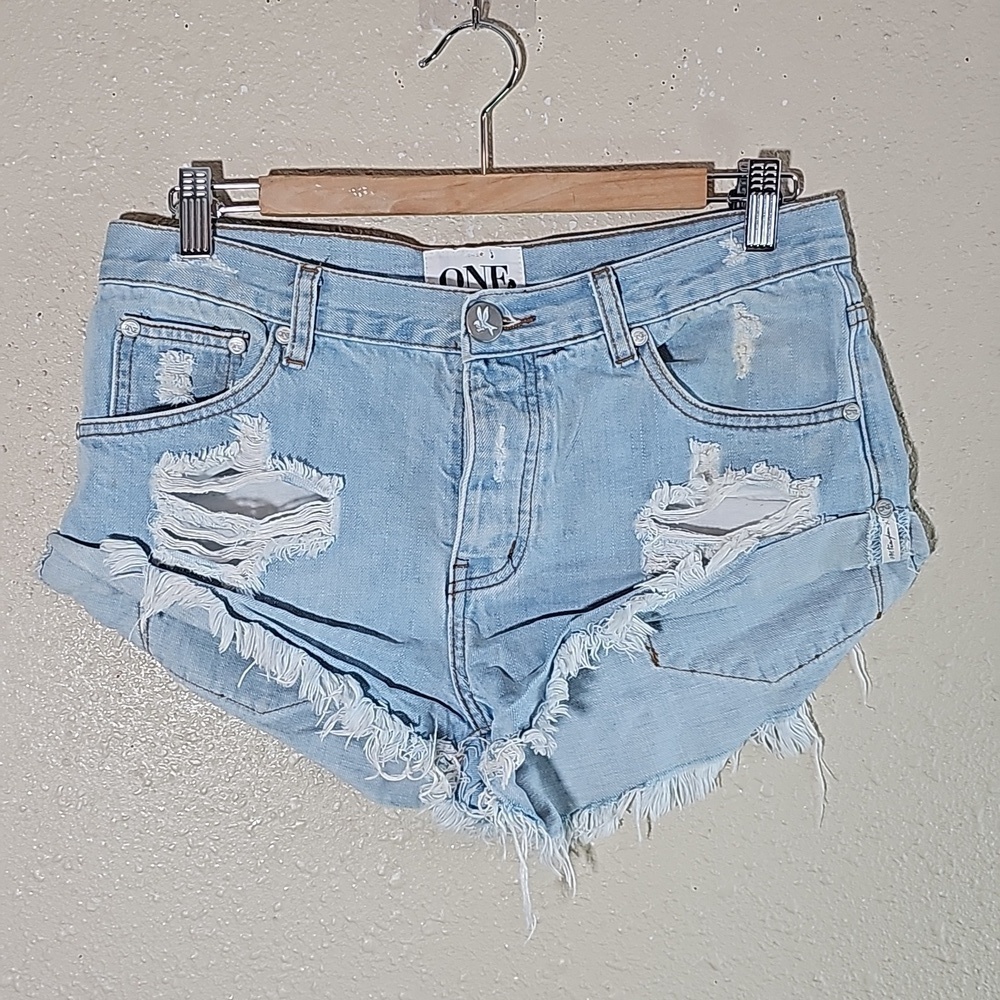 One By One Teaspoon Bandit Shorts.